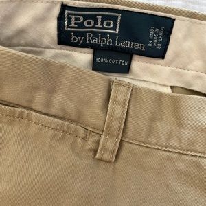 Mens Khaki Shorts, POLO by Ralph Lauren, size 32